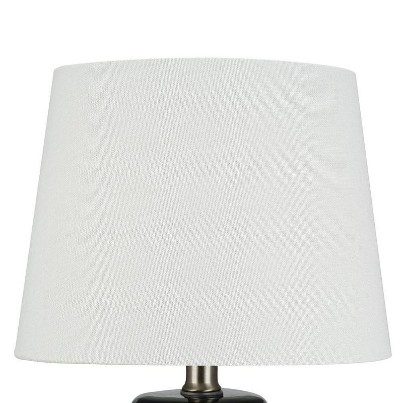 10" Smooth Ceramic Table Lamp (Includes LED Light Bulb) Navy - Cresswell Lighting
