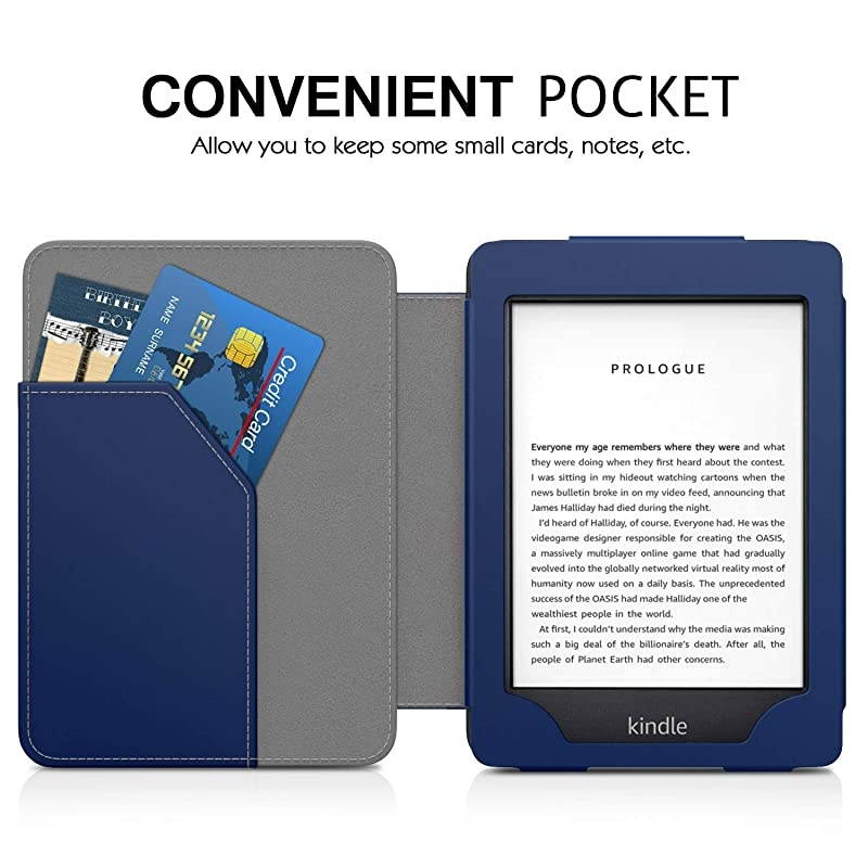 Case Fits AllNew Kindle 10th Generation 2019 Kindle 8th Generation 2016 Premium Protective Cover Shell with Auto WakeSleep Function Indigo