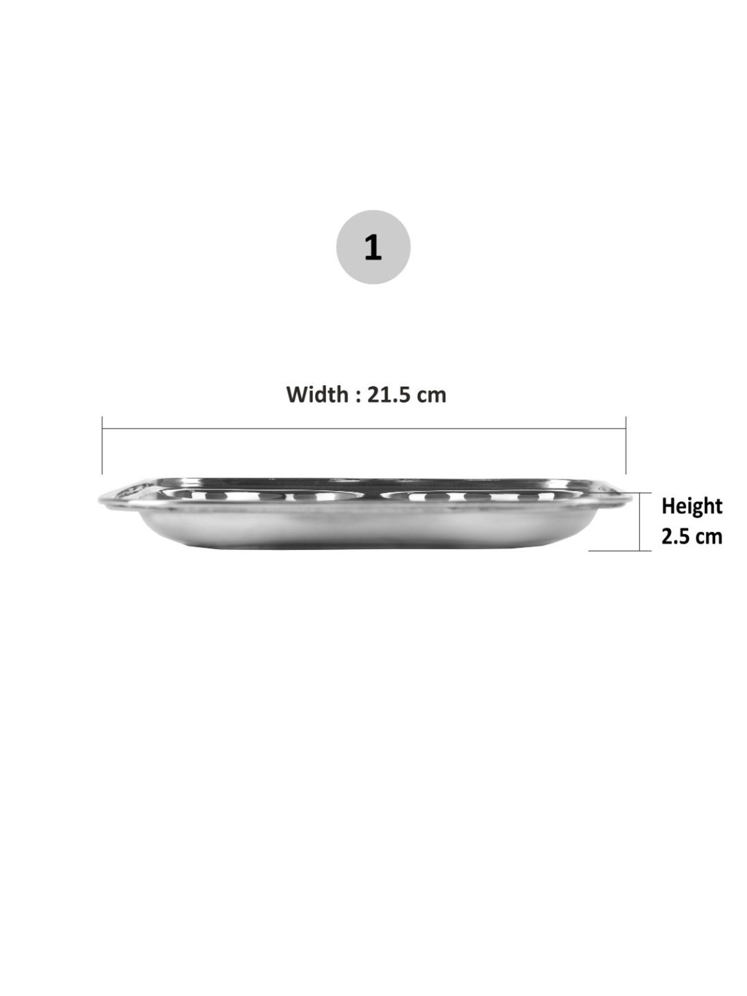 Gibson Home 18" x 24" Ceramic Gracious Rectangular Serving Platter
