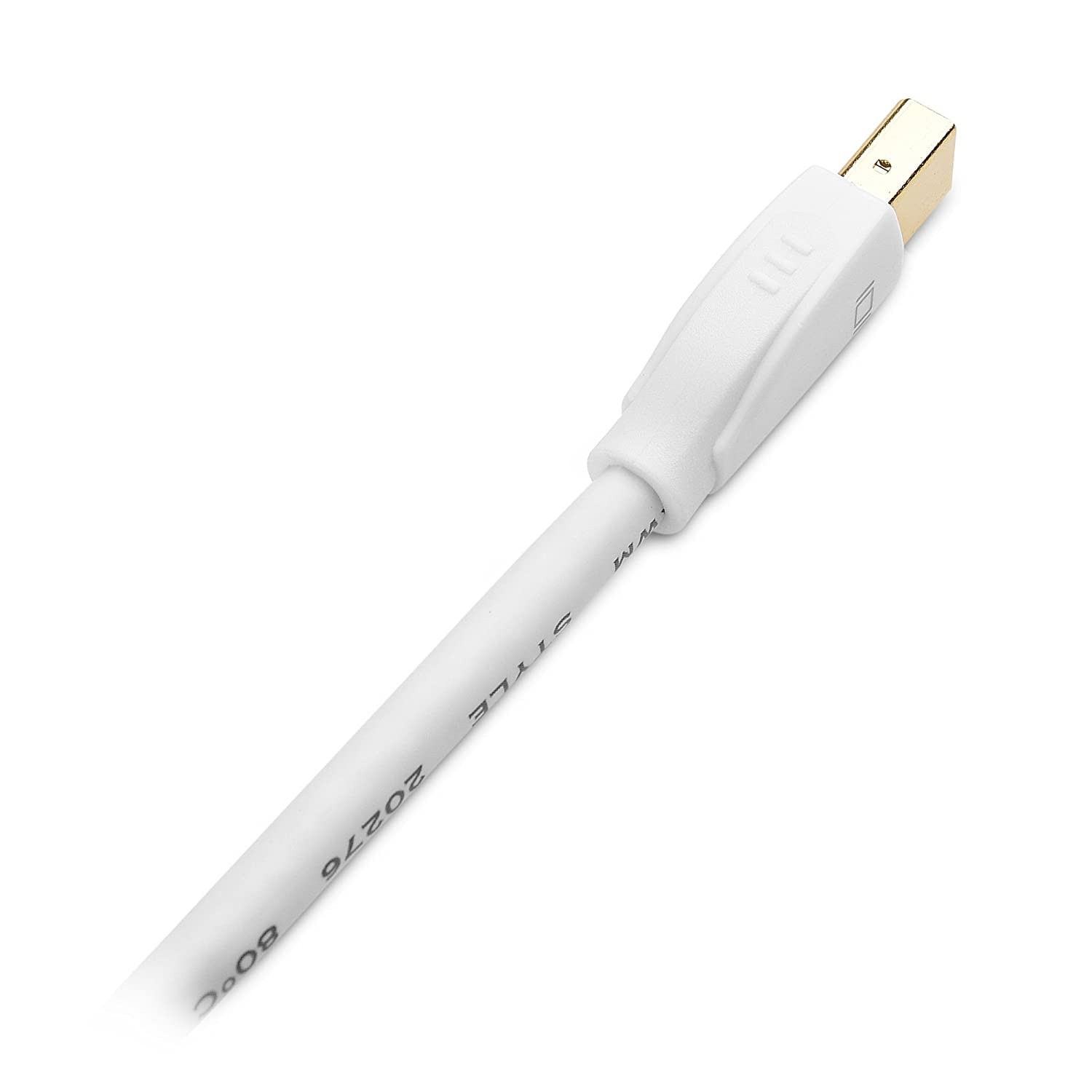 Cable Matters Mini DisplayPort to HDTV Cable in White 3 Feet - Thunderbolt and Thunderbolt 2 Port Compatible