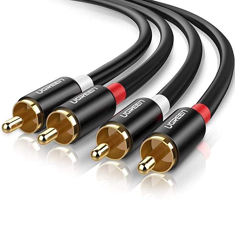 2Male to 2Male RCA Audio Cable 15Feet 10Pack