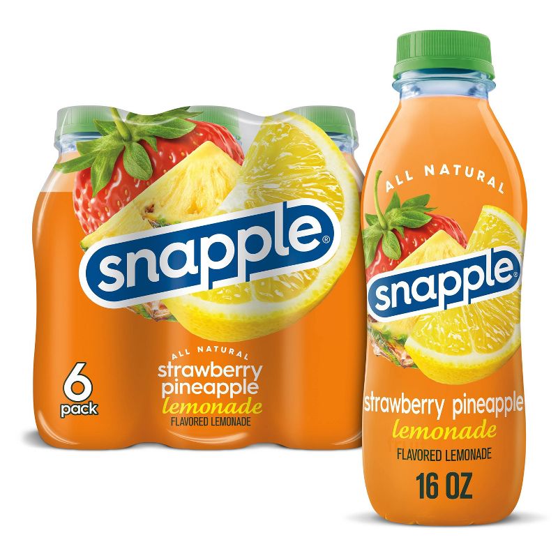 Snapple Strawberry Pineapple Lemonade - 6pk/16 fl oz Bottles