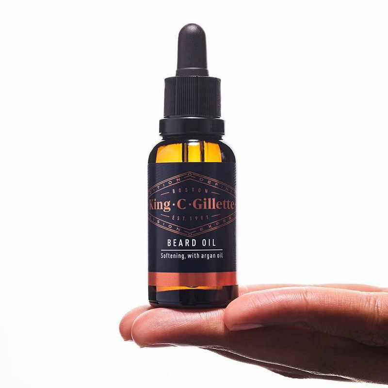 King C. Gillette Men's Beard Oil with Argan Oil - 1 fl.oz