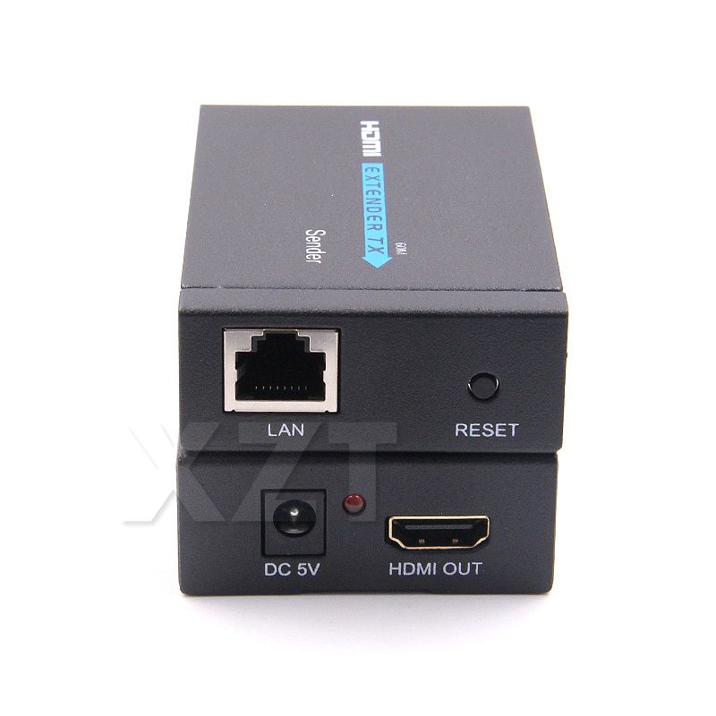 Newest 60M HDMI Extender 1080p 3D HDMI Transmitter Receiver over Cat 5e/6 RJ45 Ethernet Converter US EU Plug