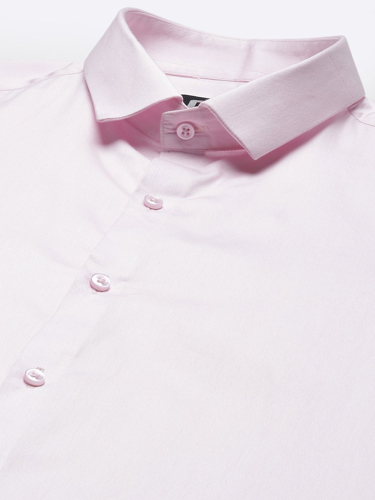ManQ Pink Slim Fit Shirt