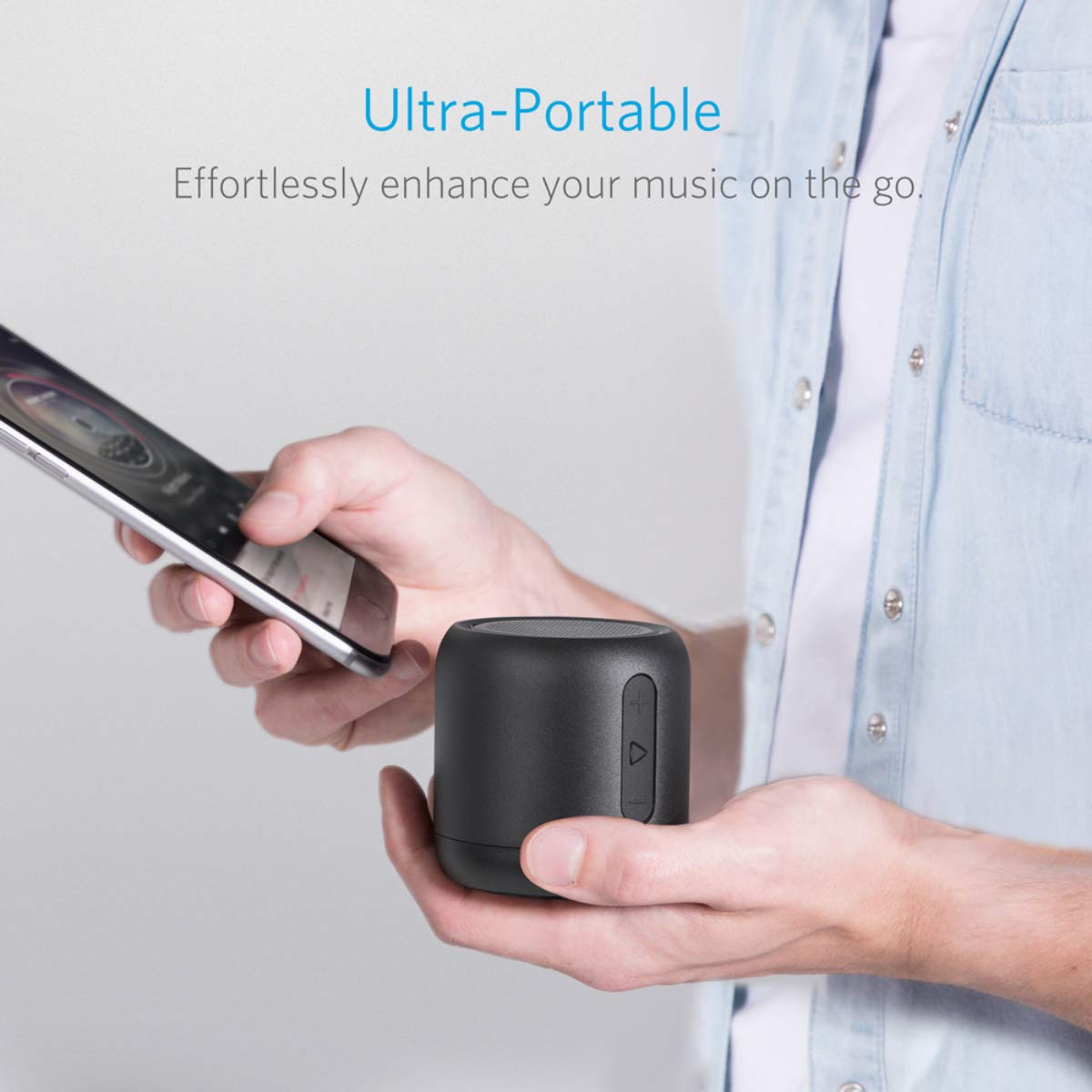 Anker Soundcore Mini Super-Portable Bluetooth Speaker with Noise-Cancelling Microphone - Black