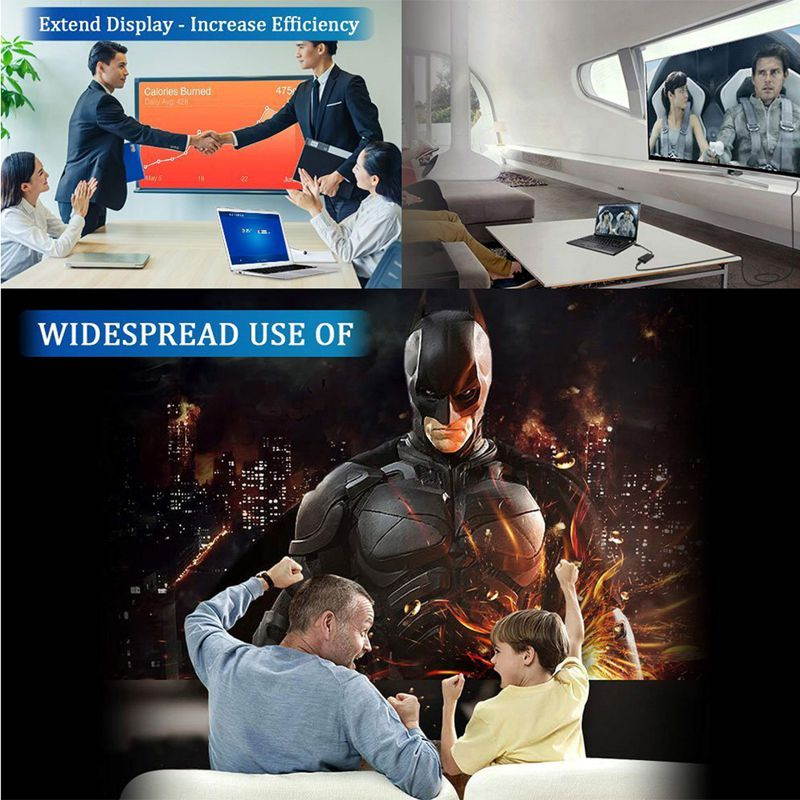 5Pcs USB 3.0 to HDMI Adapter, 1080P Multi-Display Video Converter for Laptop PC Desktop to Monitor Projector TV.