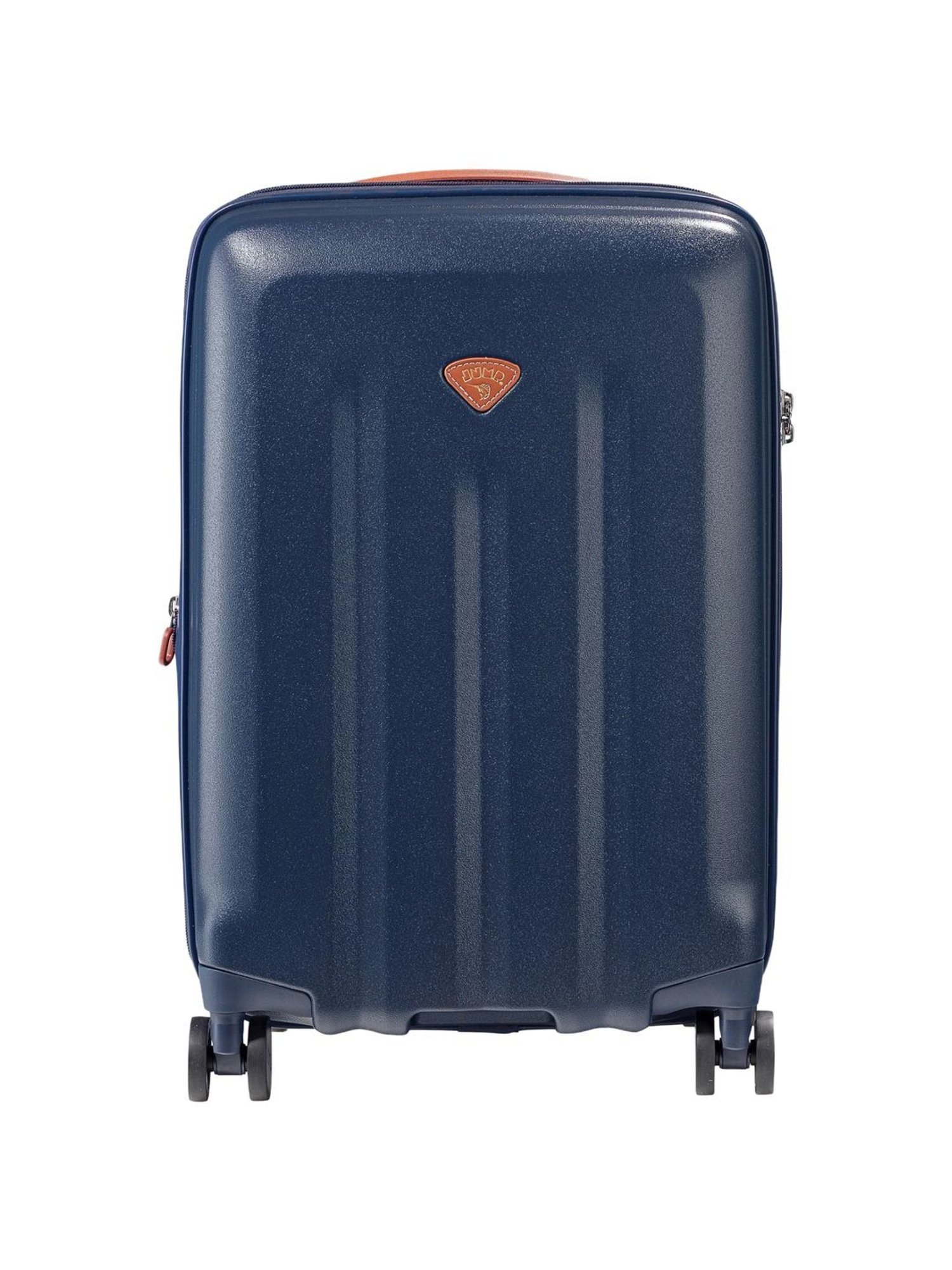 Jump Uppsala Rigid Navy 8 Wheels Small Hard Cabin Trolley Bag