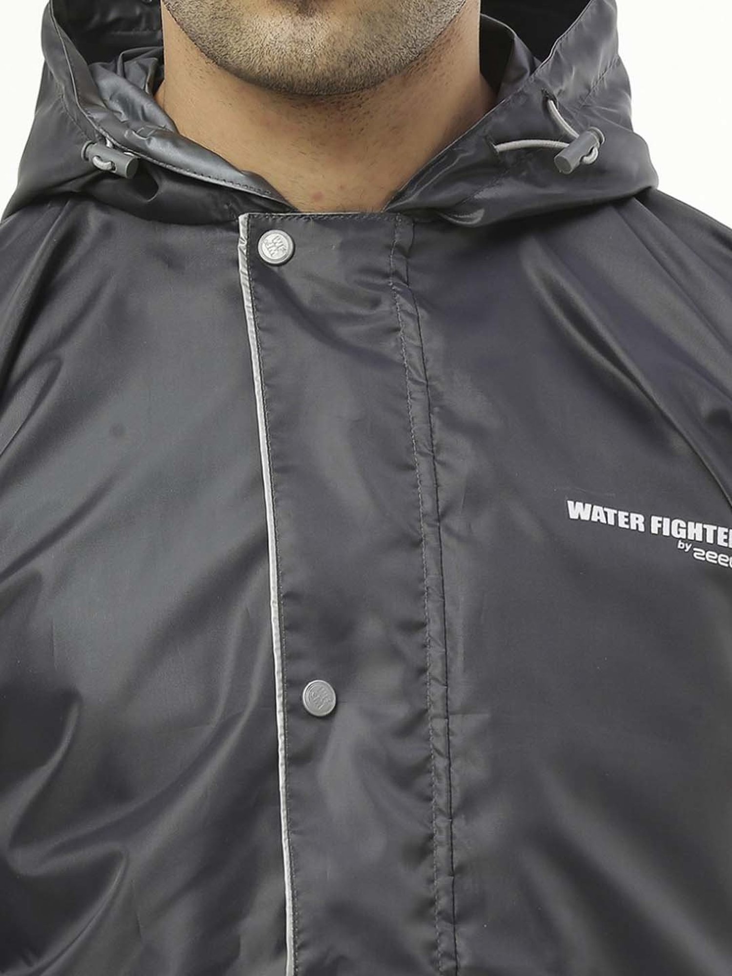 Zeel Grey Raincoat Set