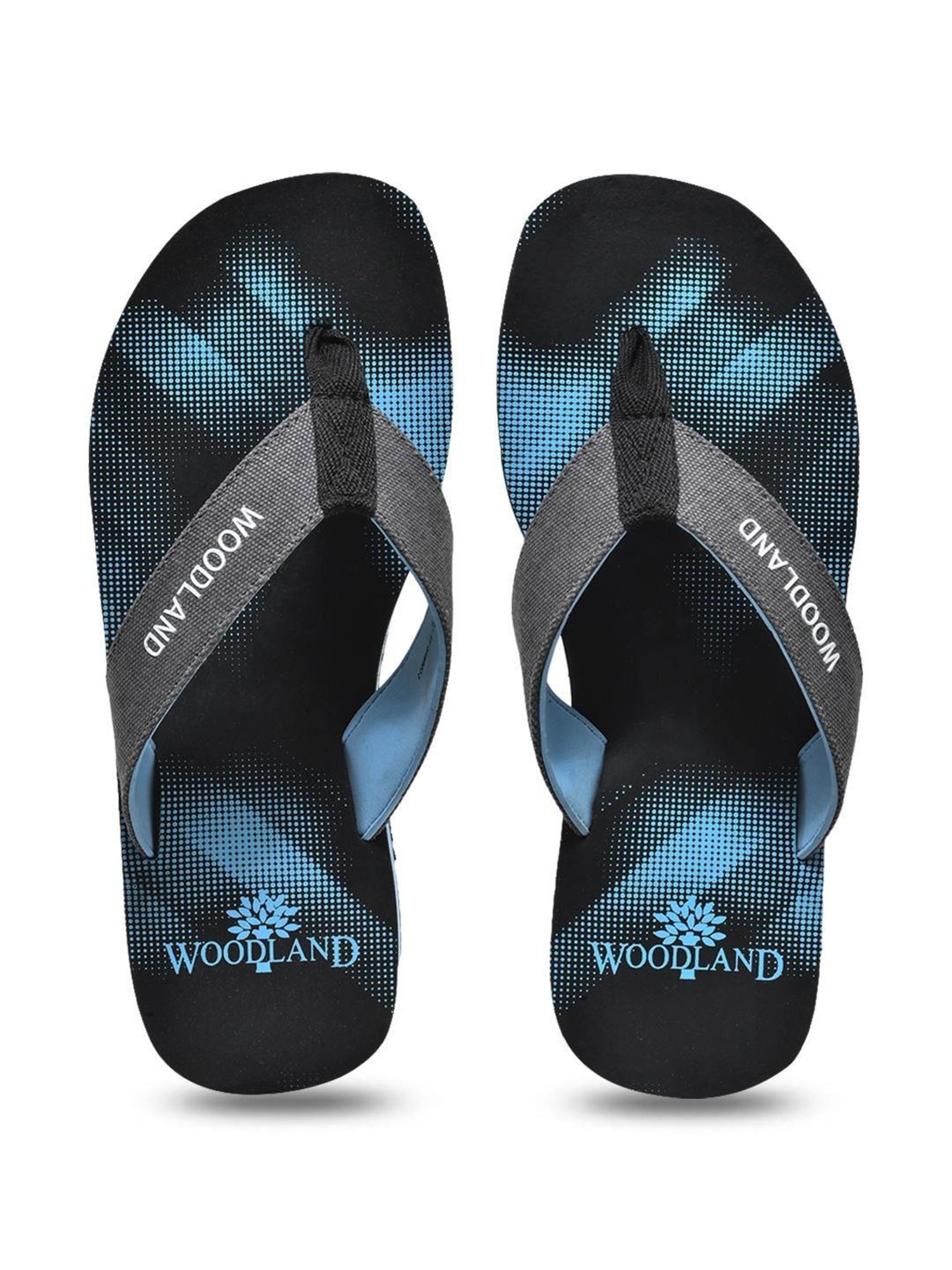 Woodland Men's Sky Blue Flip Flops