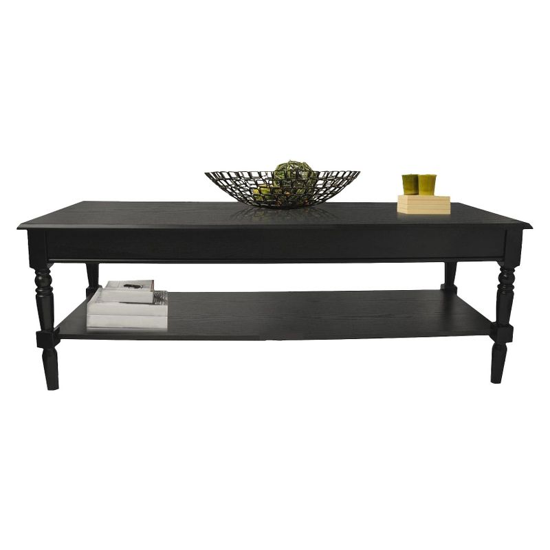 French Country Coffee Table Black - Breighton Home