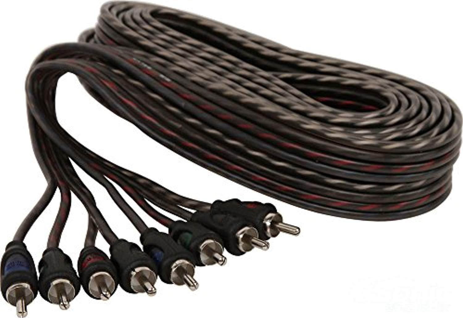 professional grade 5m (16.40 ft) 4-channel rca audio interconnect cable (cca)