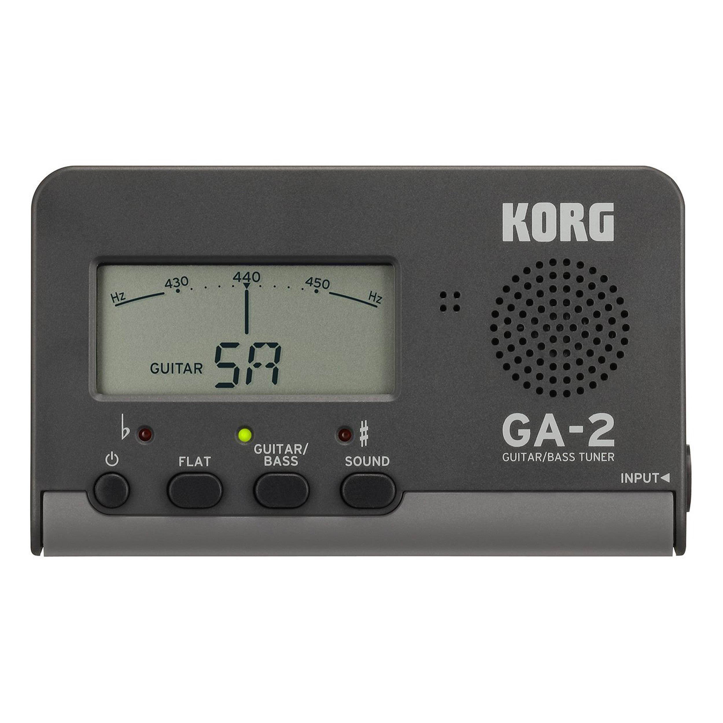 Korg GA-2 Handheld Guitar and Bass Tuner Black