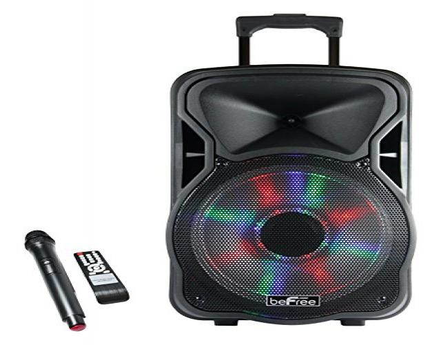 Befree Sound BFS-5800 15 in. Bluetooth Rechargeable Party Speaker with Illuminatiing Light