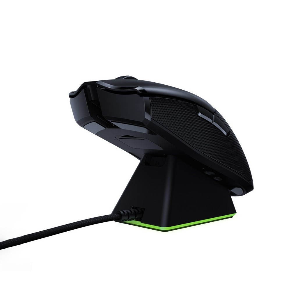 Razer Viper Ultimate Hyperspeed Lightest Wireless Gaming Mouse FOCUS+ Optical Sensor 20000DPI Chroma Lighting 8 Programmable Buttons 70 Hr Battery RGB Charging Dock