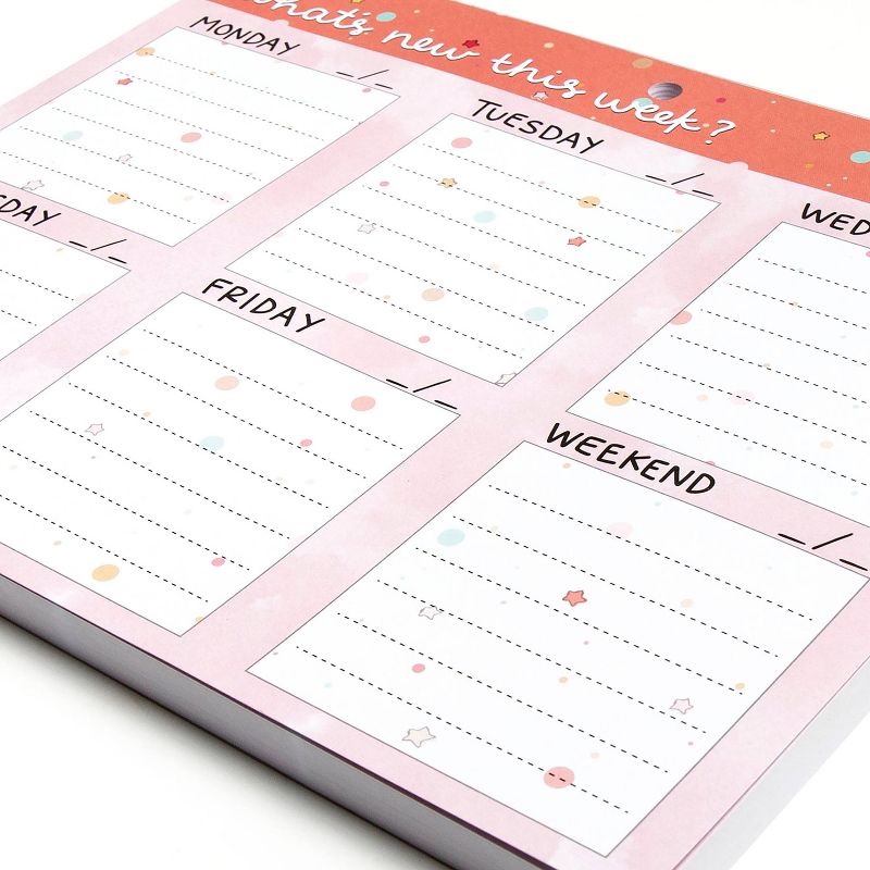 Undated Desk Pad Weekly Pink - Callie Danielle