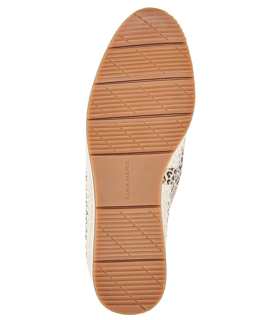 Alex Marie Raanata Leopard Print Espadrille Slip-Ons