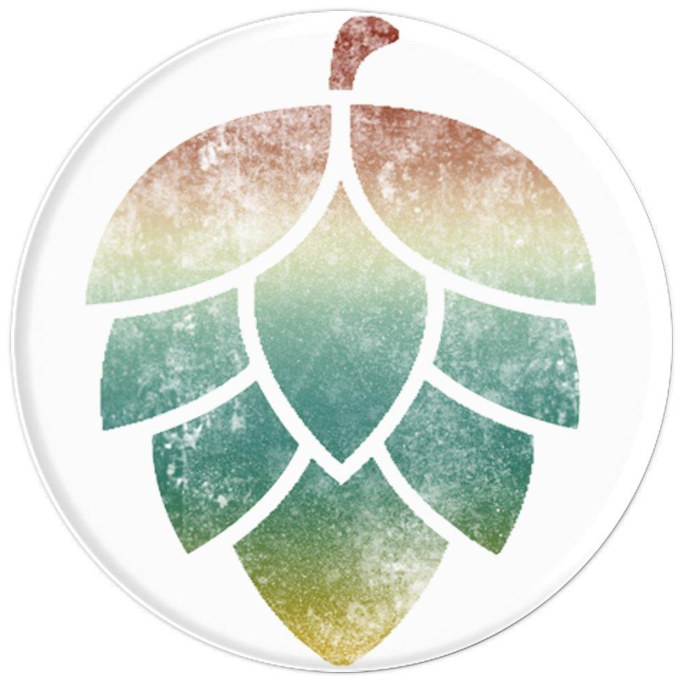 Vintage Hop Leaf Popsocket Home Brewers Lovers of Hoppy Beer - PopSockets Grip and Stand for Phones and Tablets