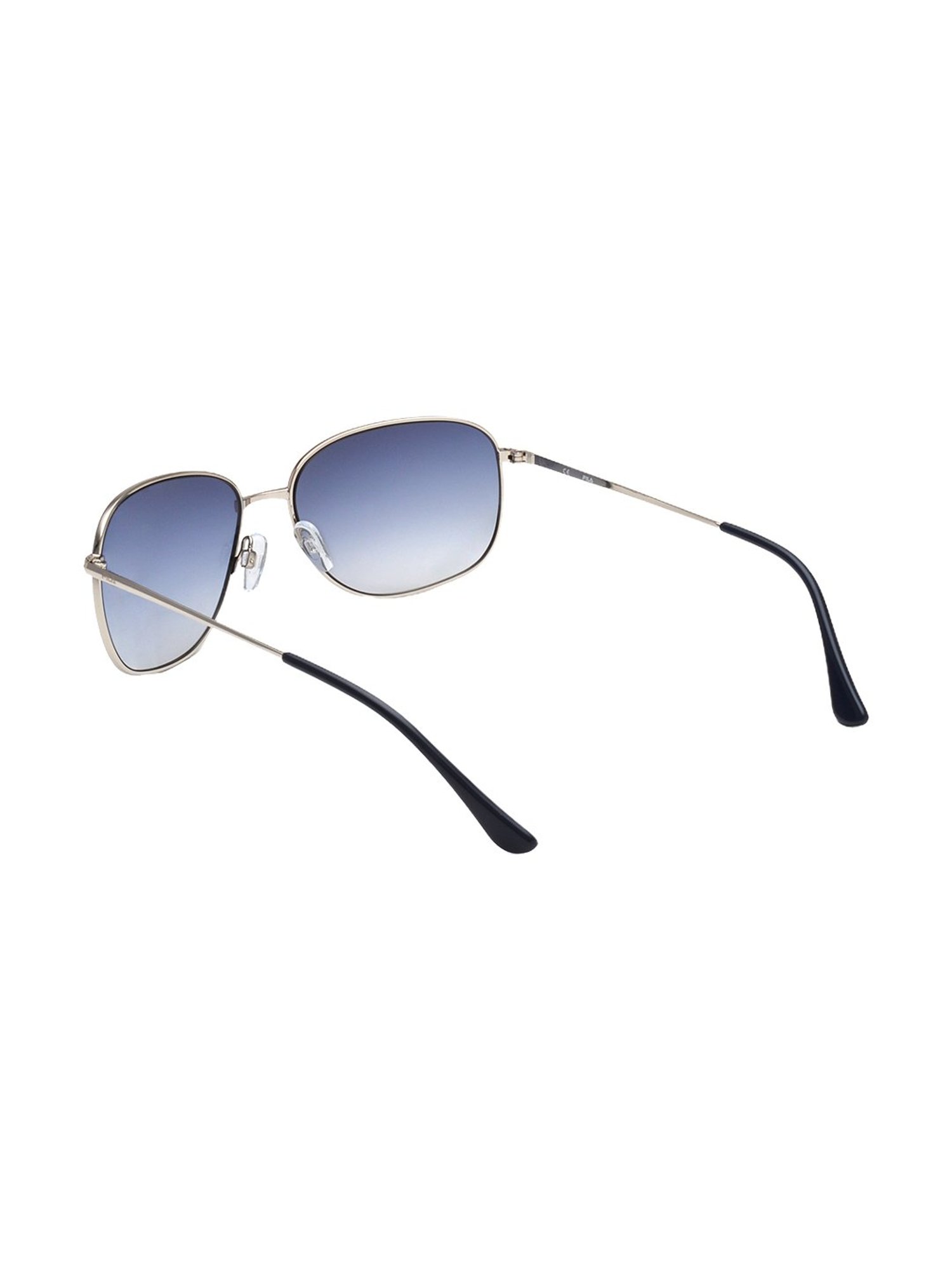 Fila Dark Blue Rectangular Sunglasses for Men