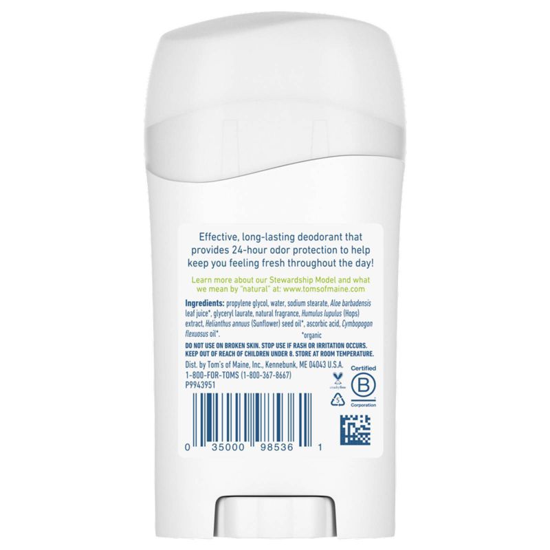 Tom's of Maine Simply Natural Deodorant Tea Tree - 1.6oz