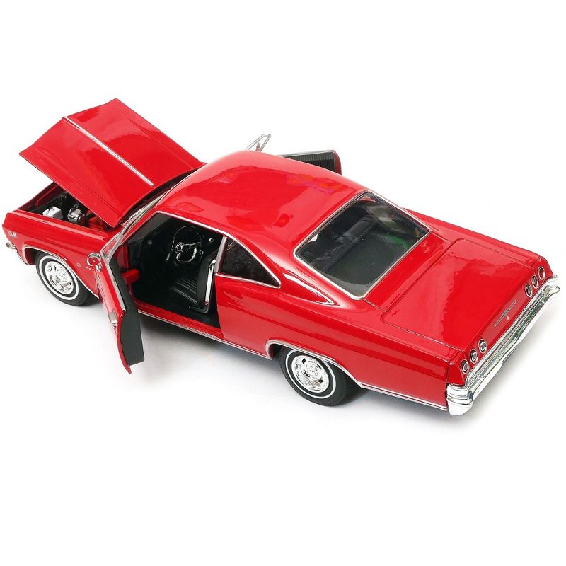 1965 Chevrolet Impala SS 396 Red 1/24 Diecast Model Car by Welly