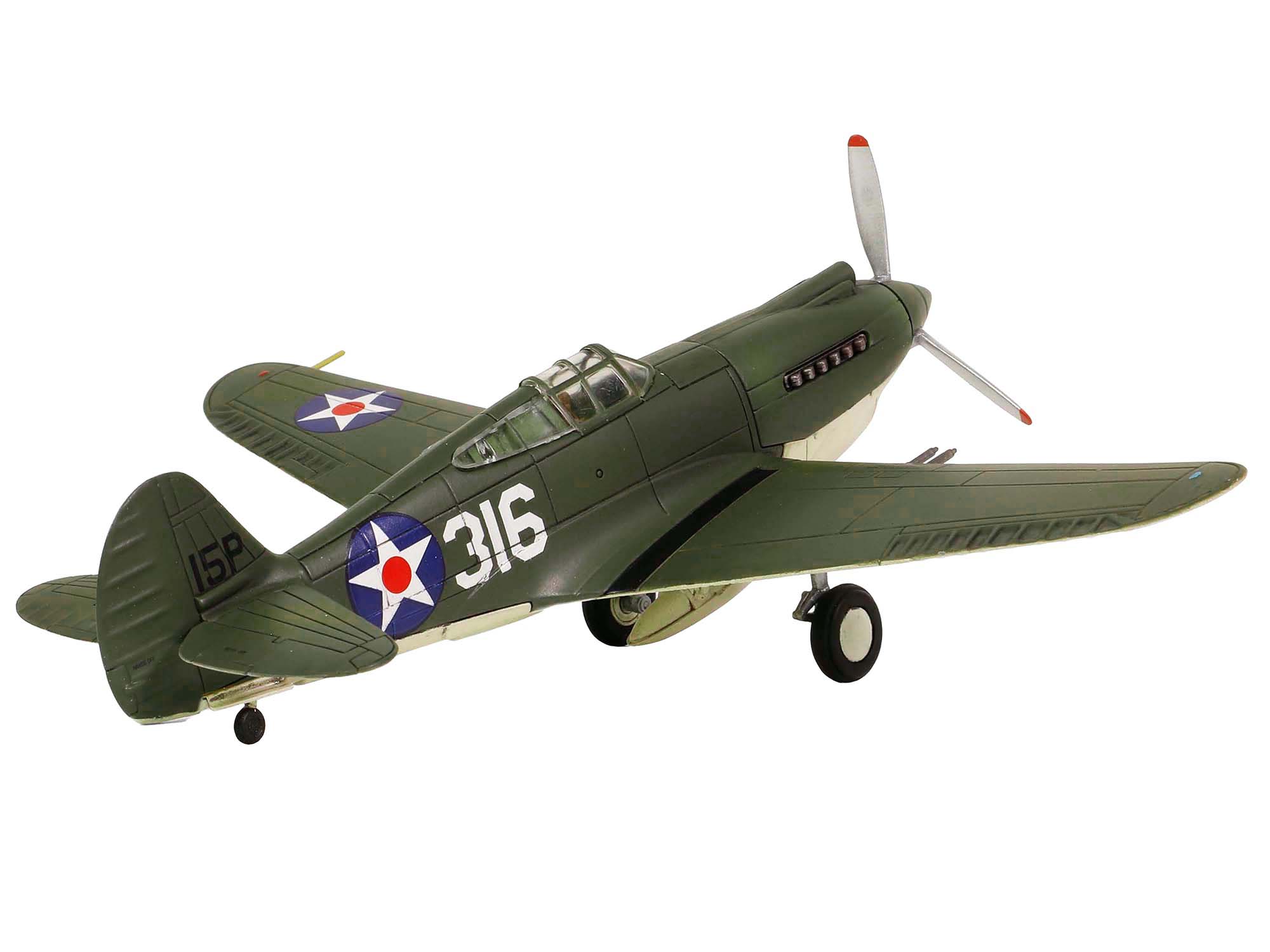 Curtiss P-40B HAWK 81A-2 Aircraft Fighter "3rd Pursuit Squadron American Volunteer Group P-8127 Serial : 47 China" (June 1942) "WW2 Aircrafts Series" 1/72 Diecast Model by Forces of Valor