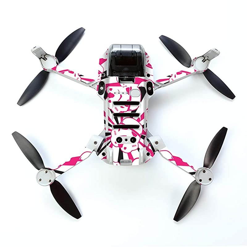 Skin for DJI Mavic Mini Portable Drone Quadcopter Pink Trooper Storm | Protective Durable and Unique Vinyl Decal wrap cover | Easy To Apply Remove and Change Styles | Made in the USA