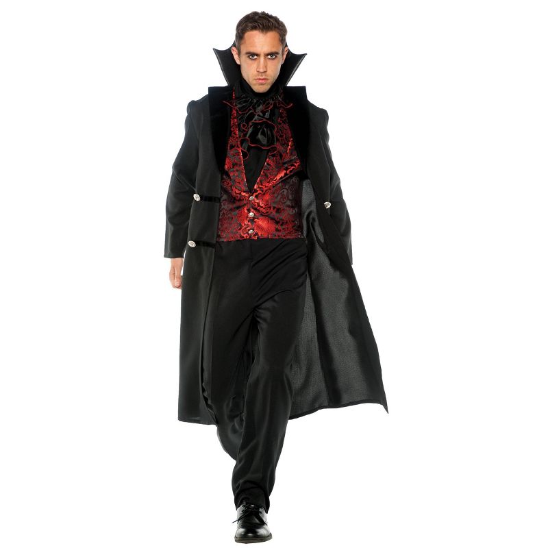 Adult Plus Gothic Vampire Halloween Costume 2X