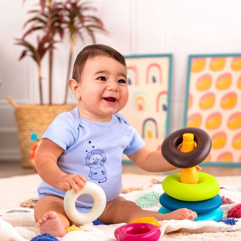 Baby B. Stacking Rings Toy - Skipping Stones