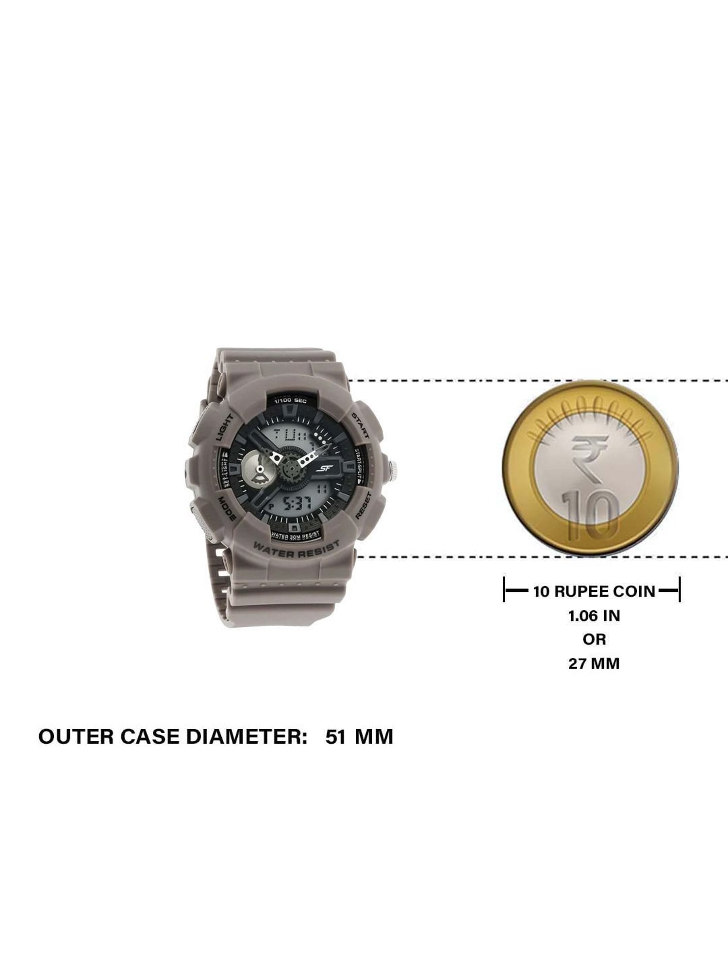 Sonata 77132PP11W Dreamer Analog Digital Watch for Men