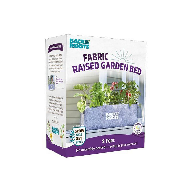 Back to the Roots Fabric Raised Garden Bed Planter