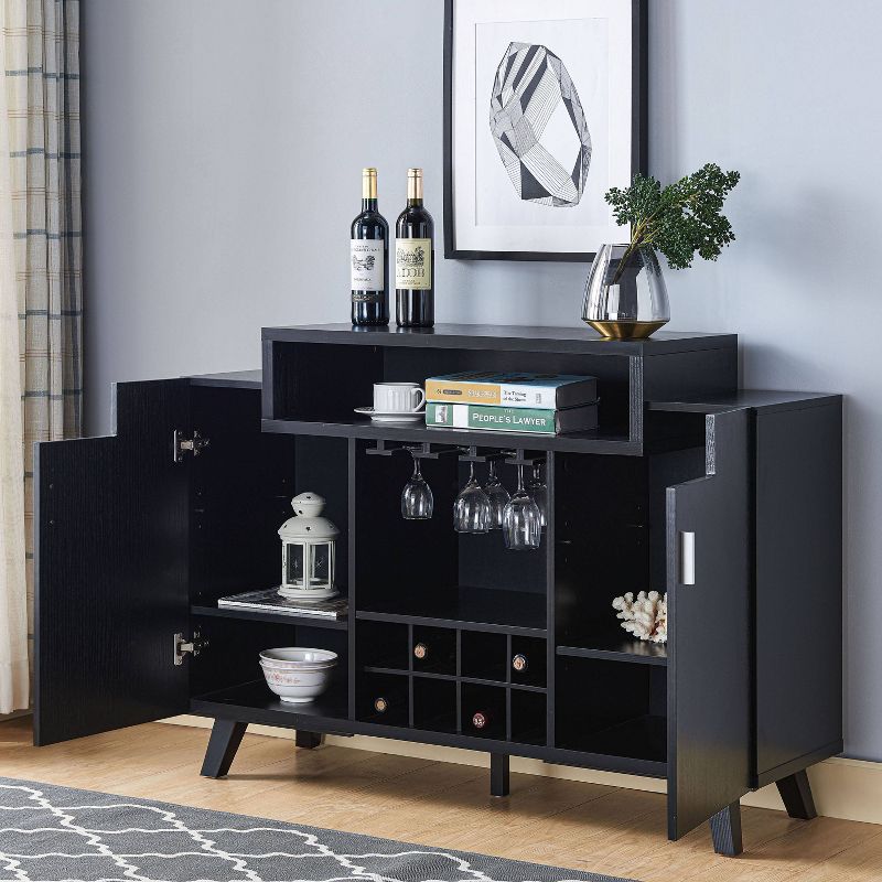 Carmel Sideboard Dark Brown/Black - Chique