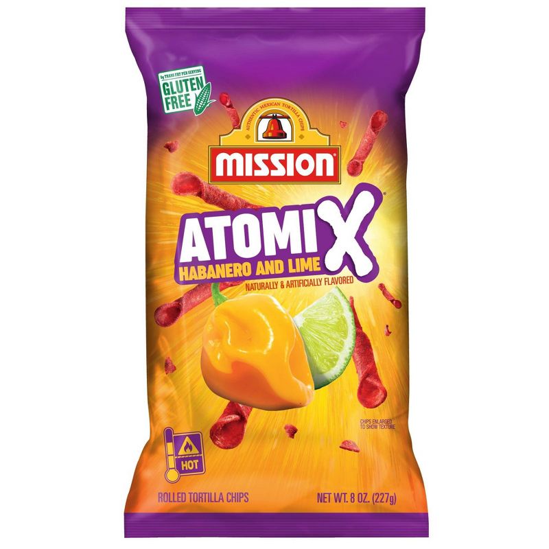 Mission AtomiX Chips Habanero and Lime  - 8oz