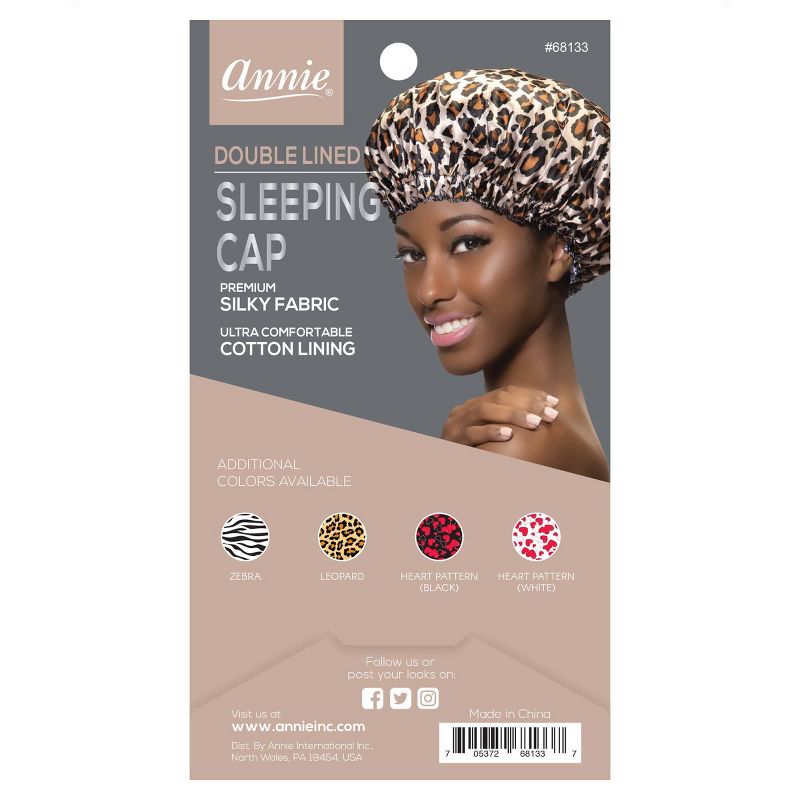 Annie Deluxe Sleeping Cap - Leopard