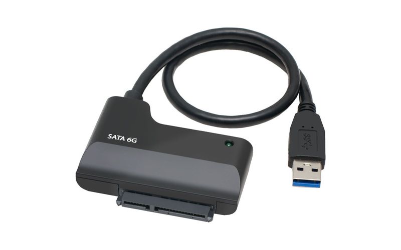 SYBA Multimedia InfoZone SuperSpeed USB 3.0 to SATA III Device Adapter Cable with AC Adapter