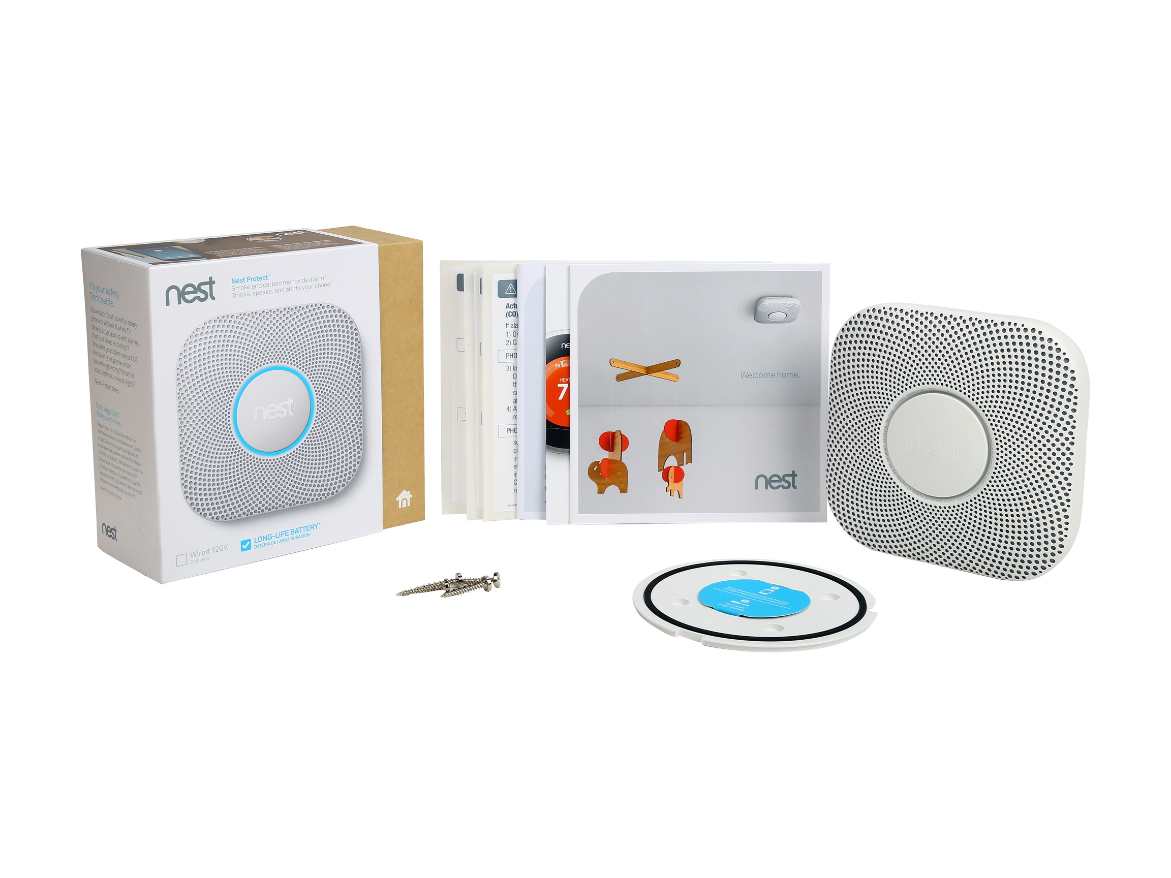 Nest Protect (Wired) 2nd Generation, White