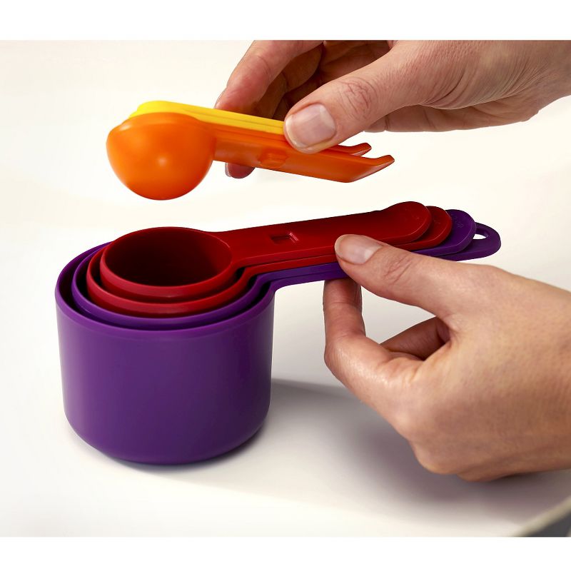 Joseph Joseph Nest Measure 8-Piece Measuring Cup and Spoon Set