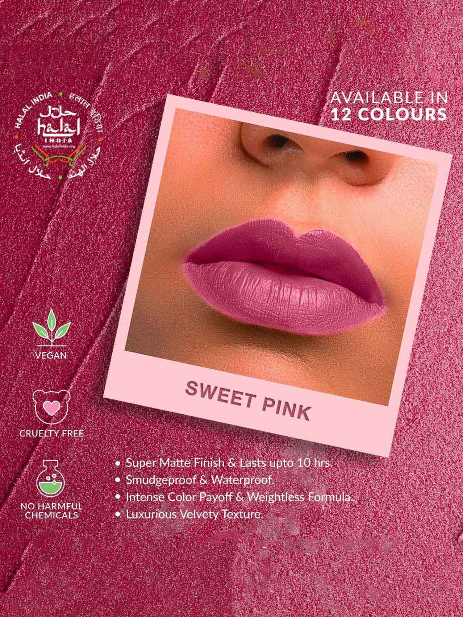 Littmuss O' It's Matte Liquid Lipstick Sweet Pink - 2.5 ml