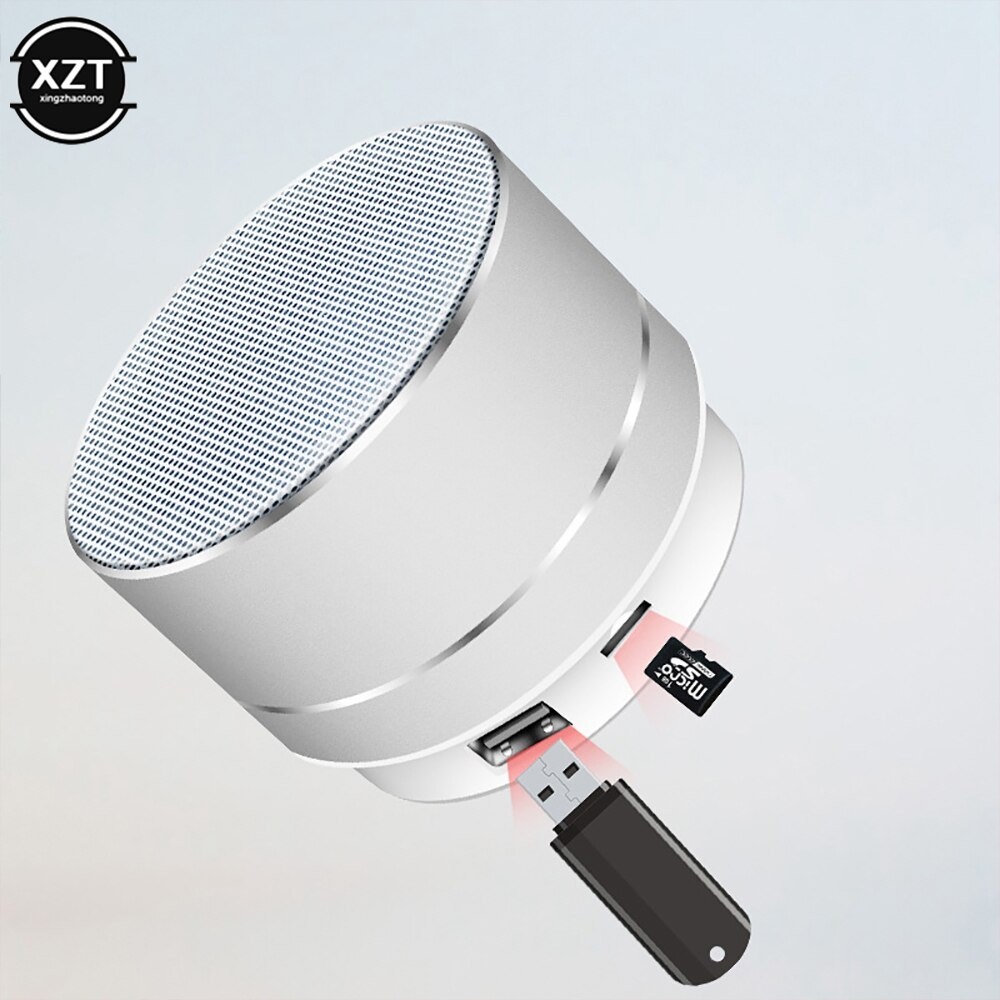 Rechargeable Portable Bluetooth 3.0 Mini  Speaker Music Audio for Phone MP3 TF USB AUX Stereo Sound Speaker AUX Audio Player