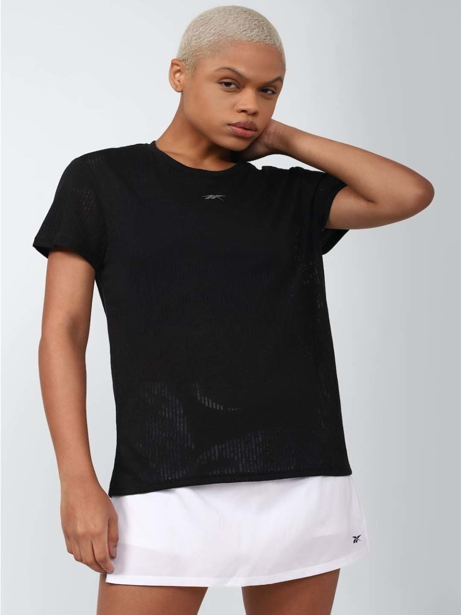 Reebok Black Regular Fit T-Shirt