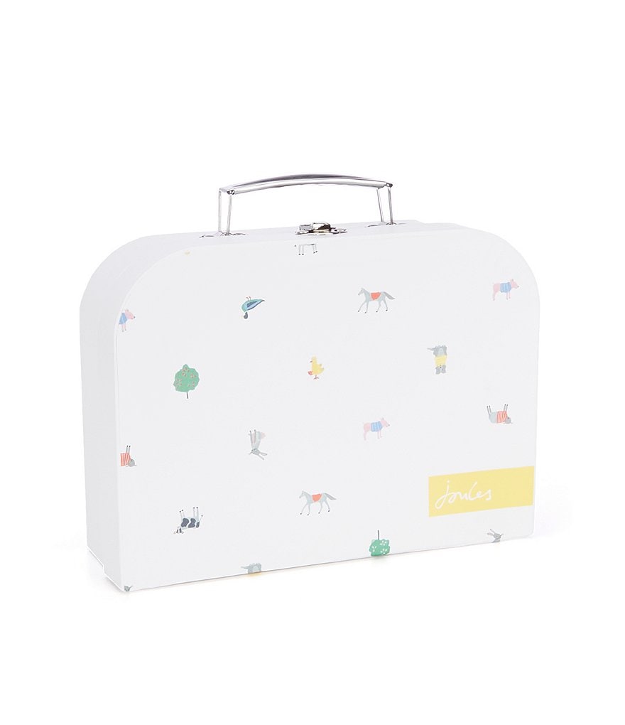 Peek Baby Girls 3-24 Months Long-Sleeve Embroidery Floral Print Babydoll Top & Pant Set