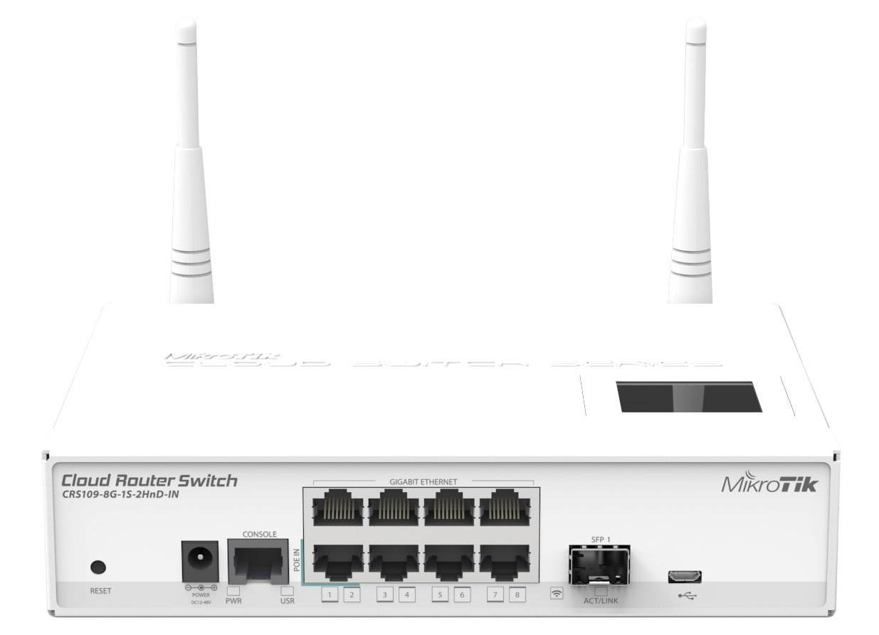 MikroTik Cloud Router Switch CRS109-8G-1S-2HnD-IN