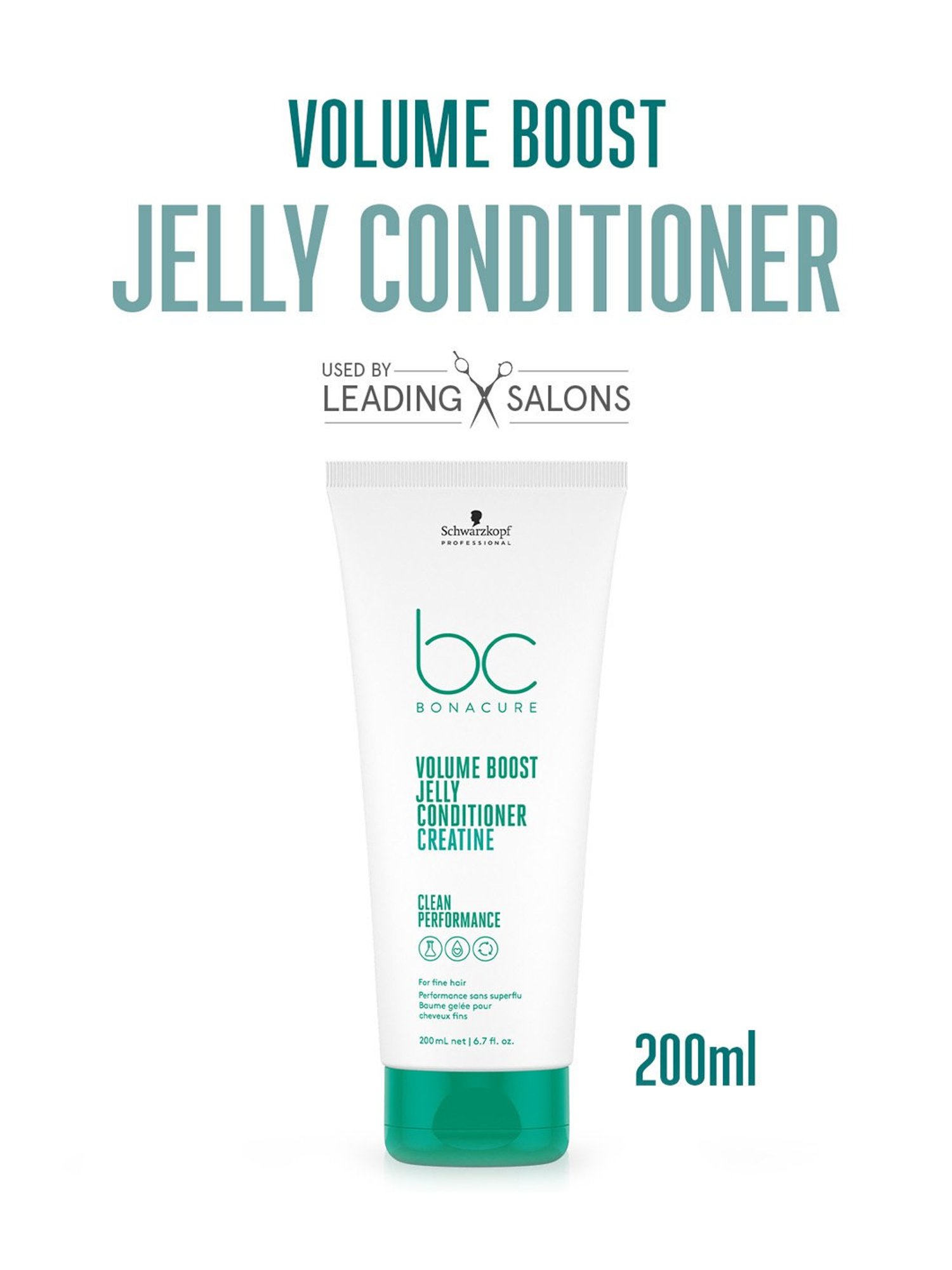 Schwarzkopf Professional Bonacure Volume Boost Jelly Conditioner with Creatine - 200 ml