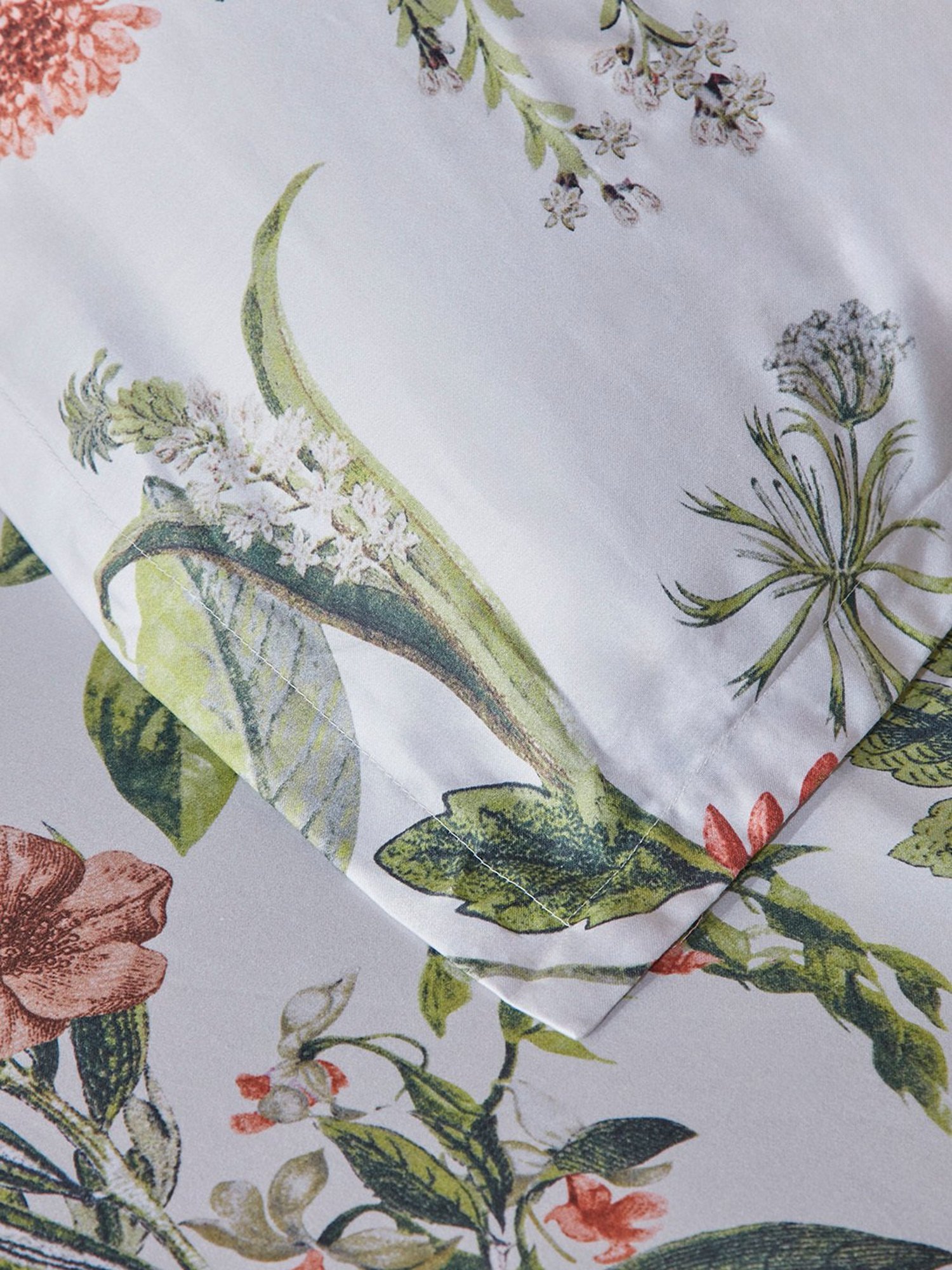 Westside Home Multicolor Floral Double Bed Flat Sheet & Pillowcase Set