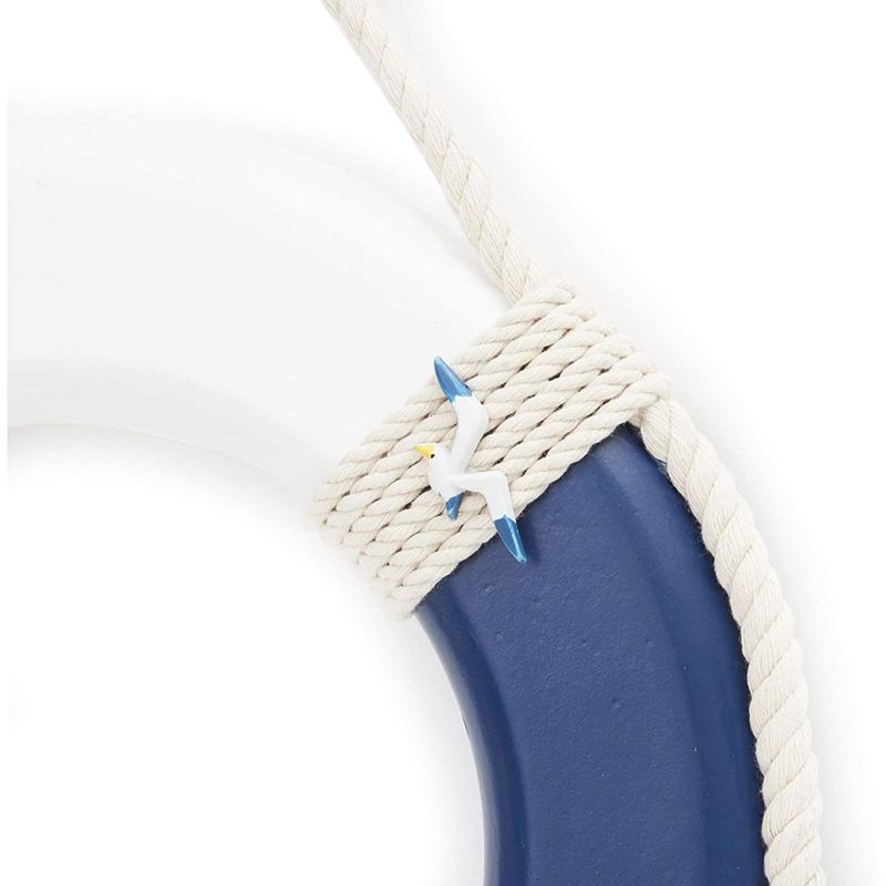 Juvale Life Preserver Ring Decoration, Nautical Wall Decor (11 x 11 In)