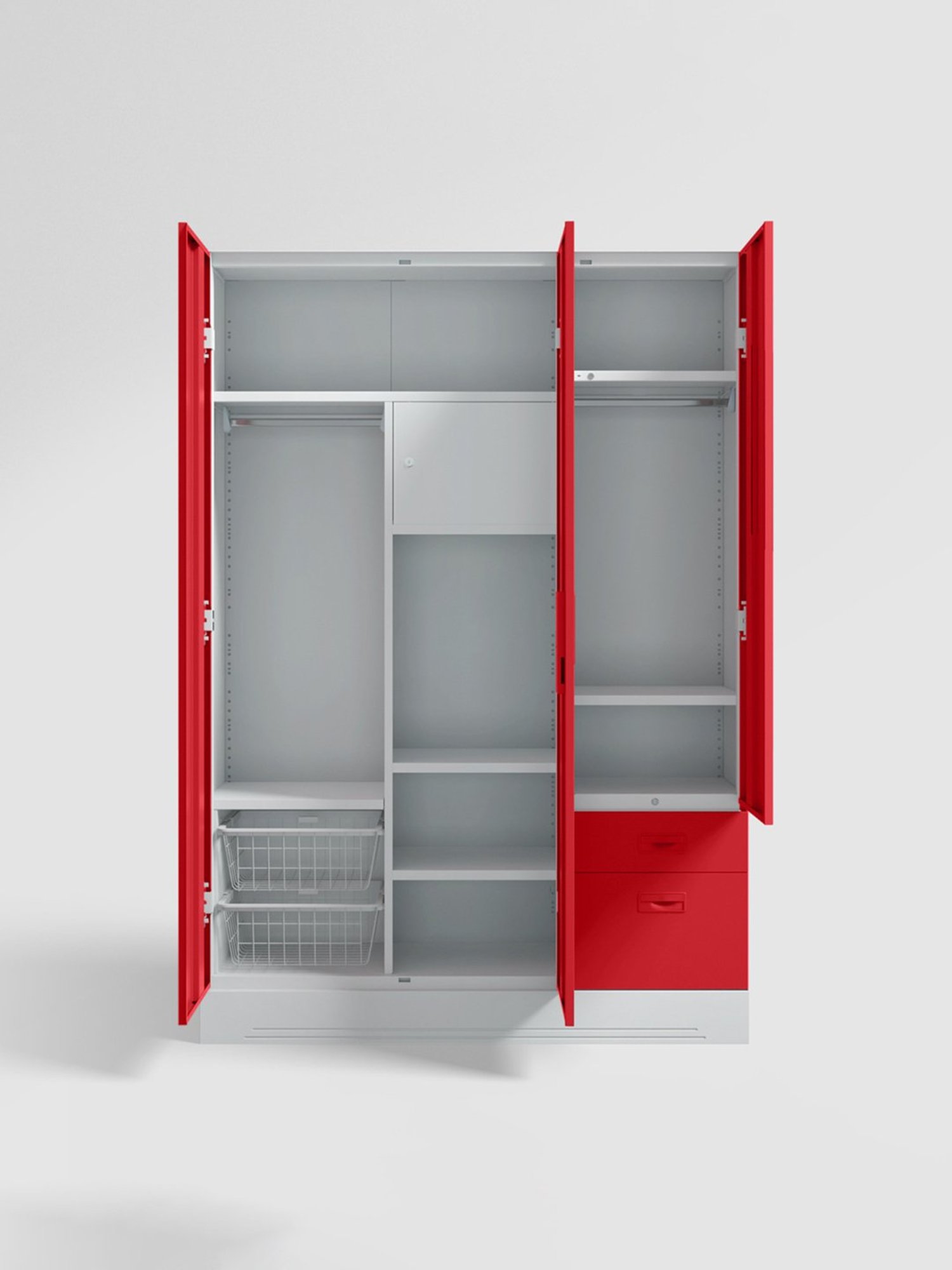 Home Basics 5 Dual Hook Chrome Plated Steel Over the Door Hanging Rack