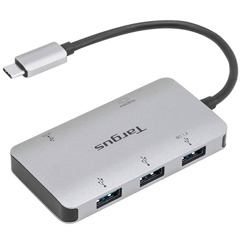 USB-C Multi-Port Single Video 4K HDMI Adapter with 100W PD Pass-Thru, Gray (ACA958USZ)