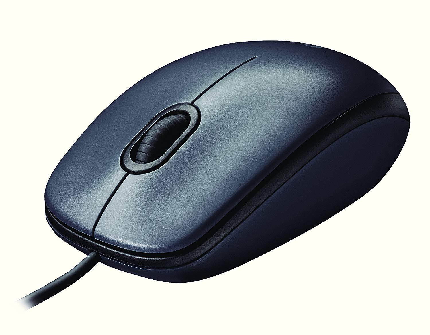 Logitech Wired Mouse M90 Black USB