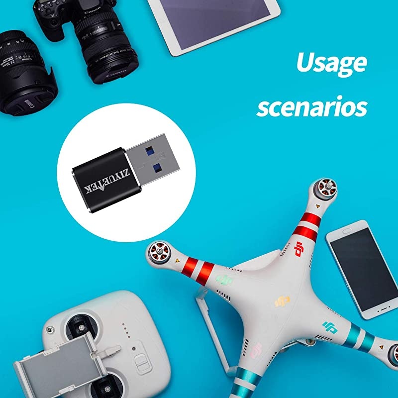 USB Micro SD Card Adapter Aluminum USB 30 Portable Memory Card Reader Adapter for PCMicro SDHCMicro SDXCTF Card Reader Adapter