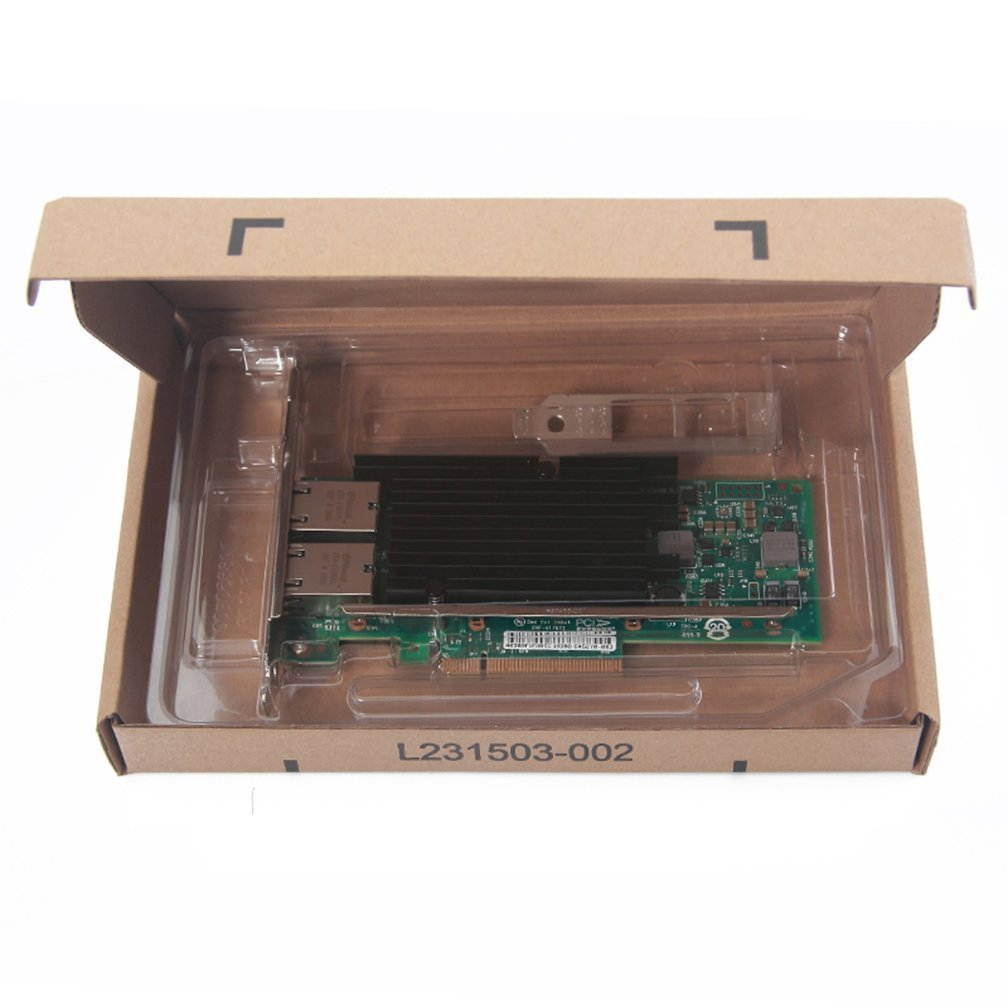 Ipolex 10GbE Intel X540-T2 Converged Network Adapter(CNA/NIC), Copper Dual RJ45 Port